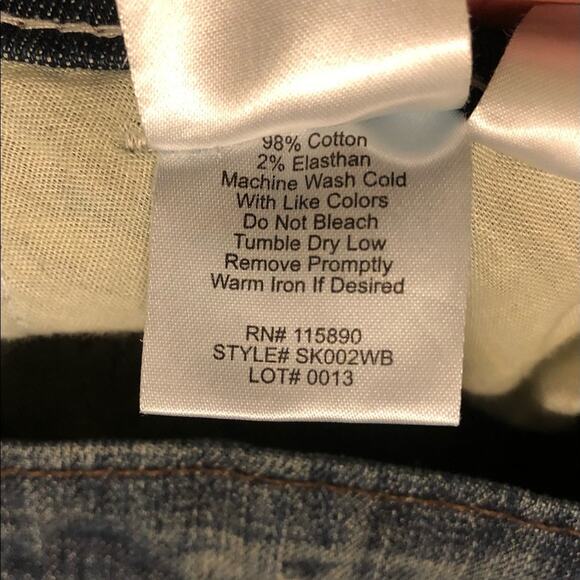 Paper Denim and Cloth Jean Skirt Womens 6 Distressed Medium Wash Boho Festival - Picture 7 of 10